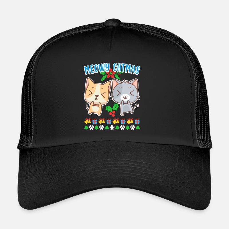 Meowy Catmas siège pour chat chaton chat Casquette trucker 