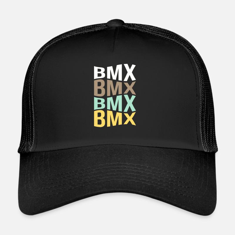 Le BMX - Casquette trucker  - noir/noir