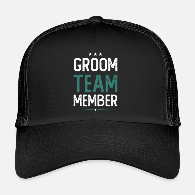 L’équipe du marié Casquette trucker 