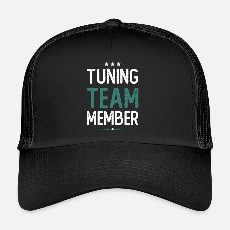 Tuning Team - Trucker Cap - Schwarz/Schwarz
