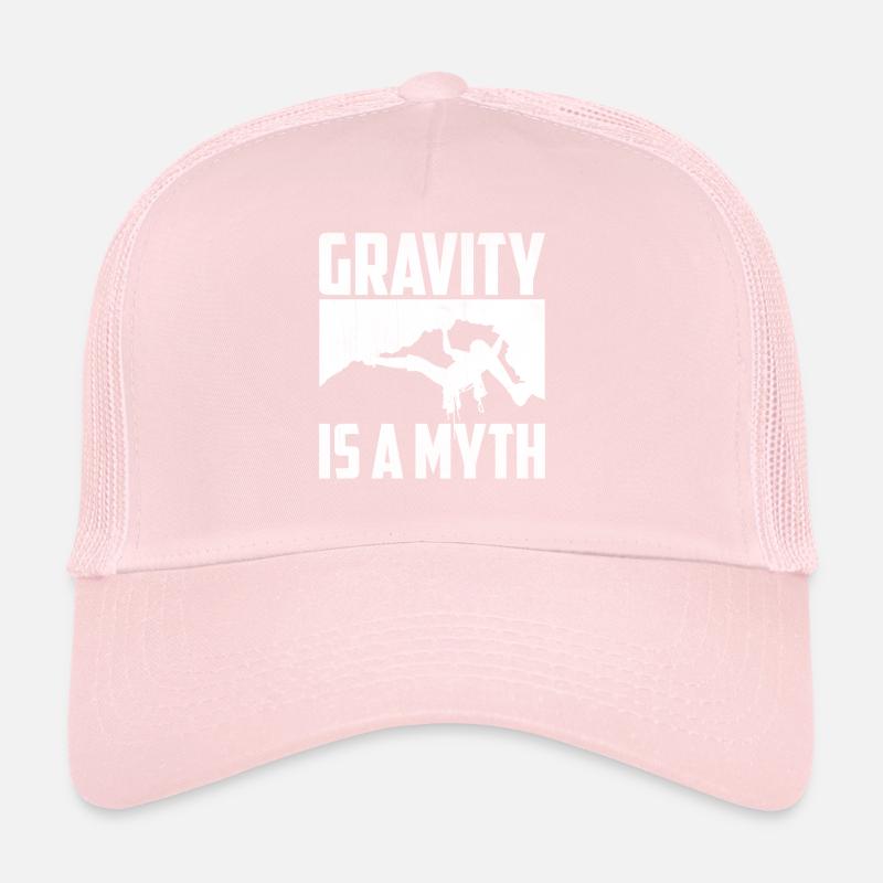 Escalade - La gravité est un mythe Casquette trucker 