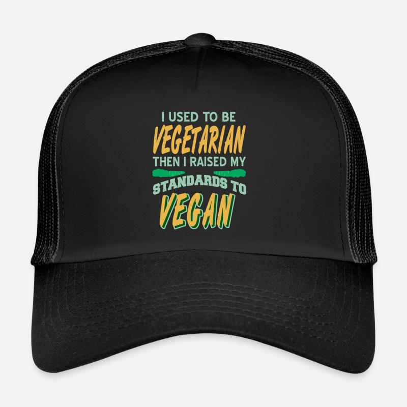 Utilisé pour être végétarien J’ai élevé mes normes Casquette trucker 