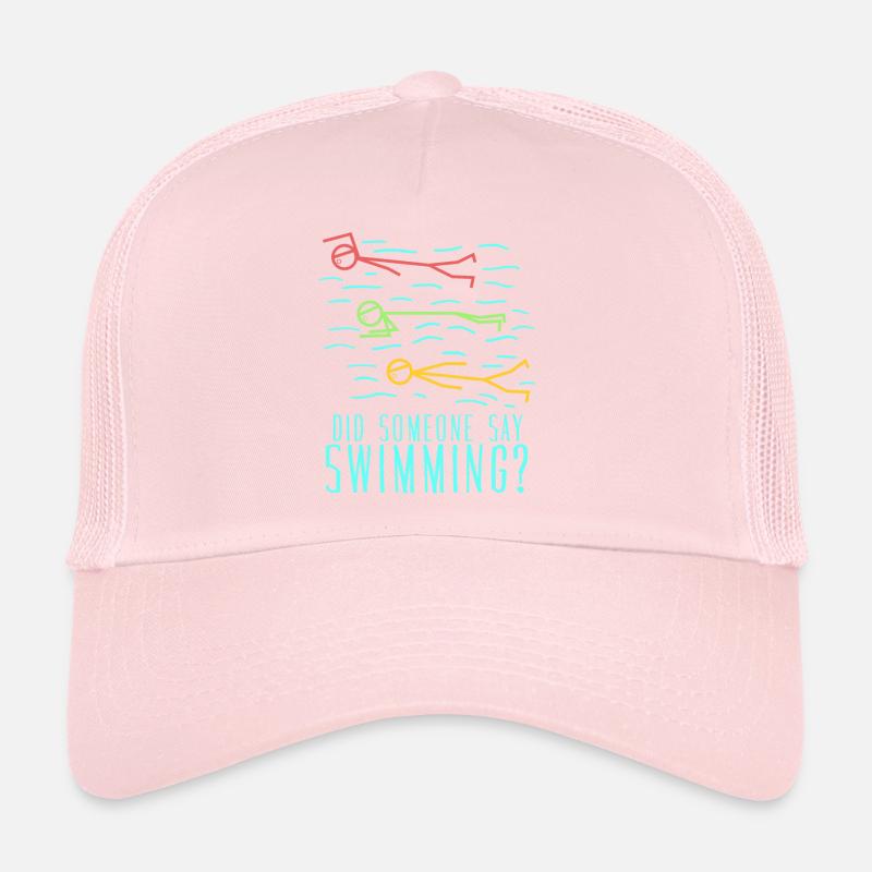 Schwimmer Schwimmtrainer Schwimmbad Trucker Cap