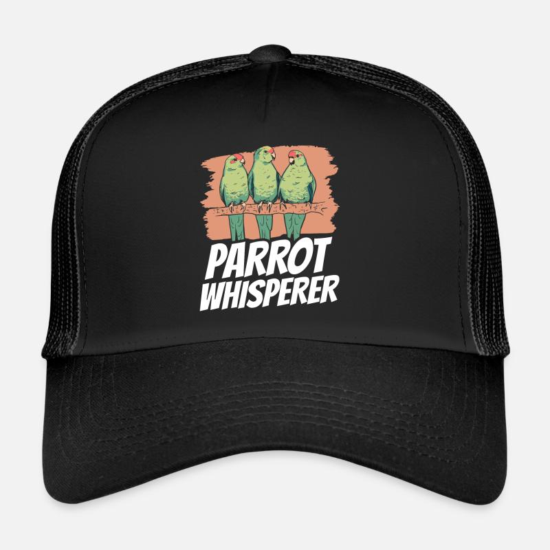 Perroquet Chuchotant Perroquet Chuchoteur Perroquet Doux Casquette trucker 
