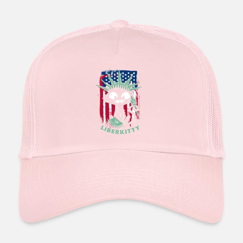 Chat Statue de la Liberté Liberkitty Casquette trucker 
