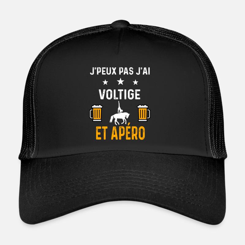 je peux pas j'ai voltige et apéro voltige Casquette trucker 