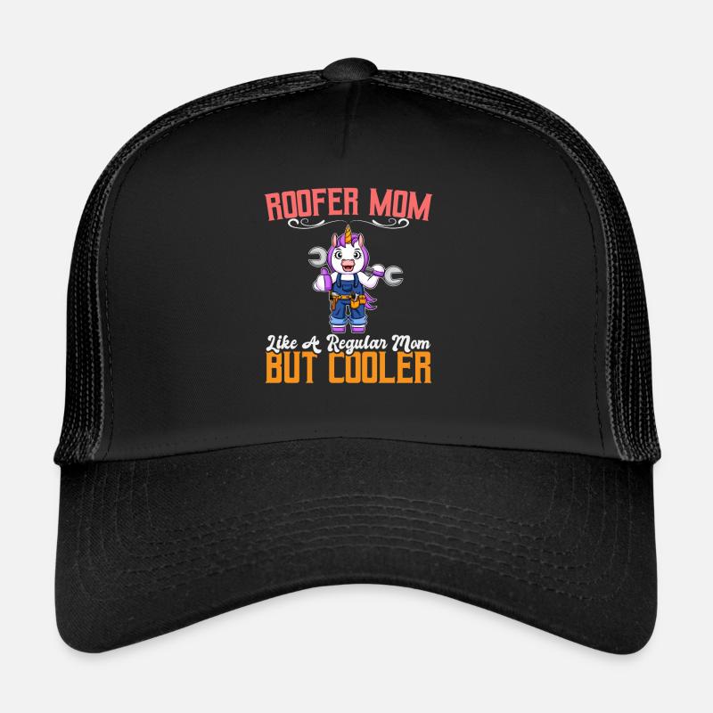 Maman couvreuse comme une maman régulière mais plus cool Casquette trucker 