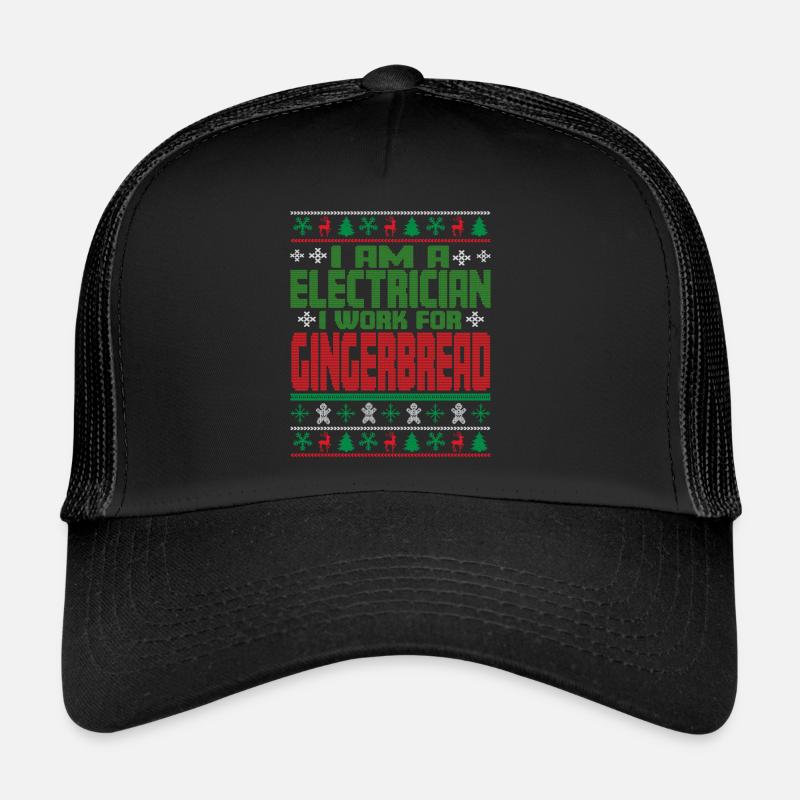 Électricien Noël Dicton Casquette trucker 