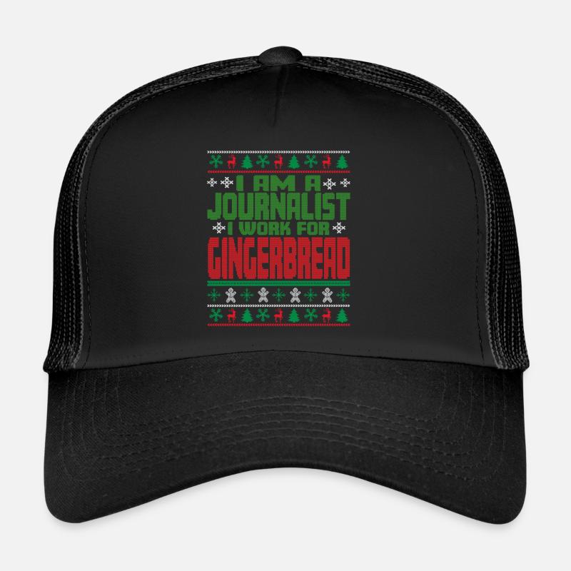 Citation de Noël du journaliste Casquette trucker 