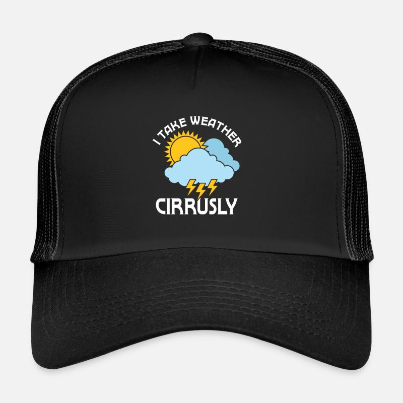 Je prends la météo cirrusly météorologue météorologue Casquette trucker 