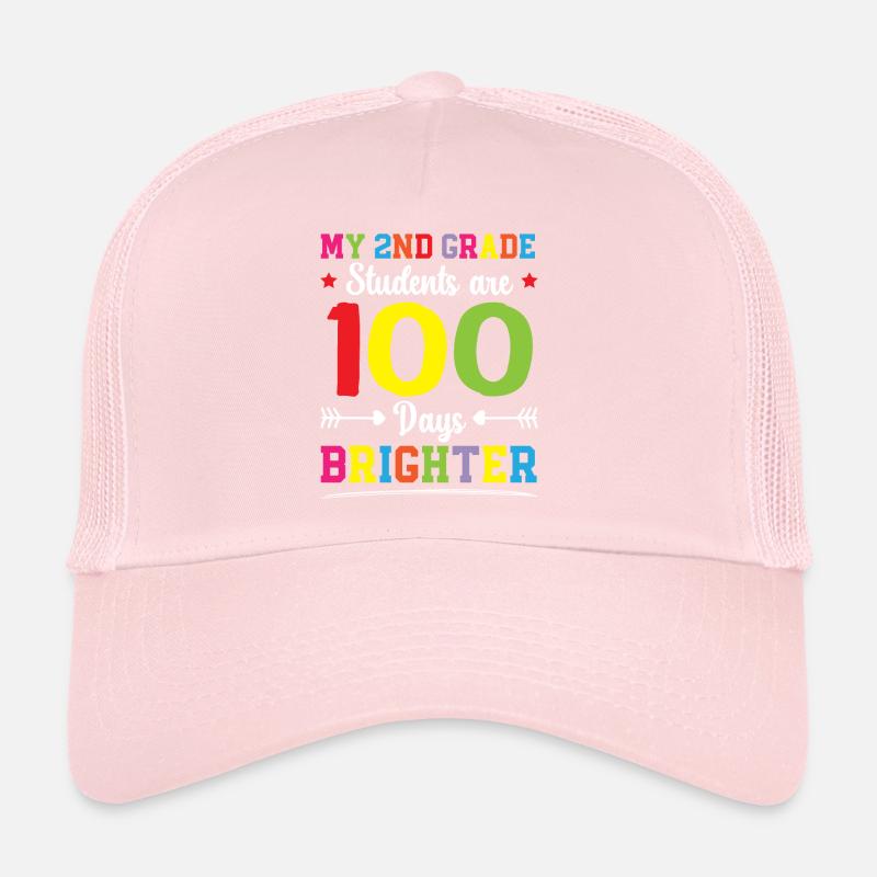 Joyeux professeur de 2e année du 100e jour d’école Casquette trucker 