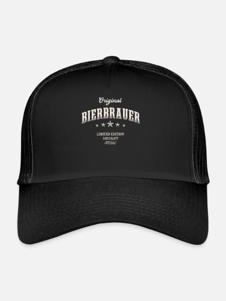 Bierbrauer Limited Edition - Trucker Cap - Schwarz/Schwarz
