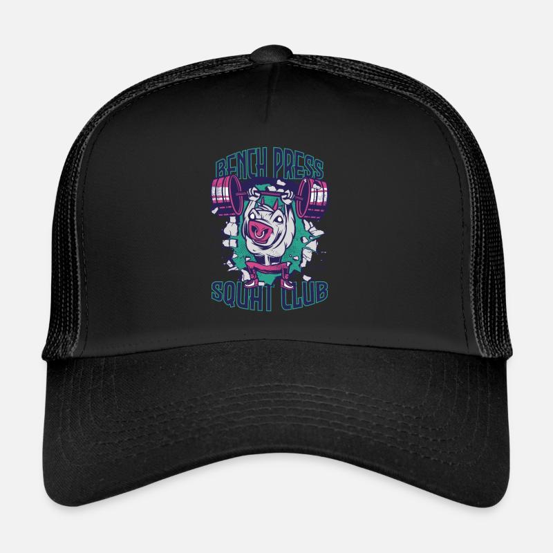 Bench Press Squad Club Bull Training Training Moti Casquette trucker 