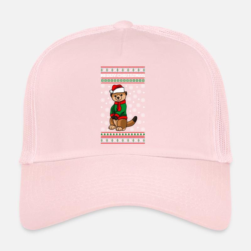 Suricates de Noël Casquette trucker 