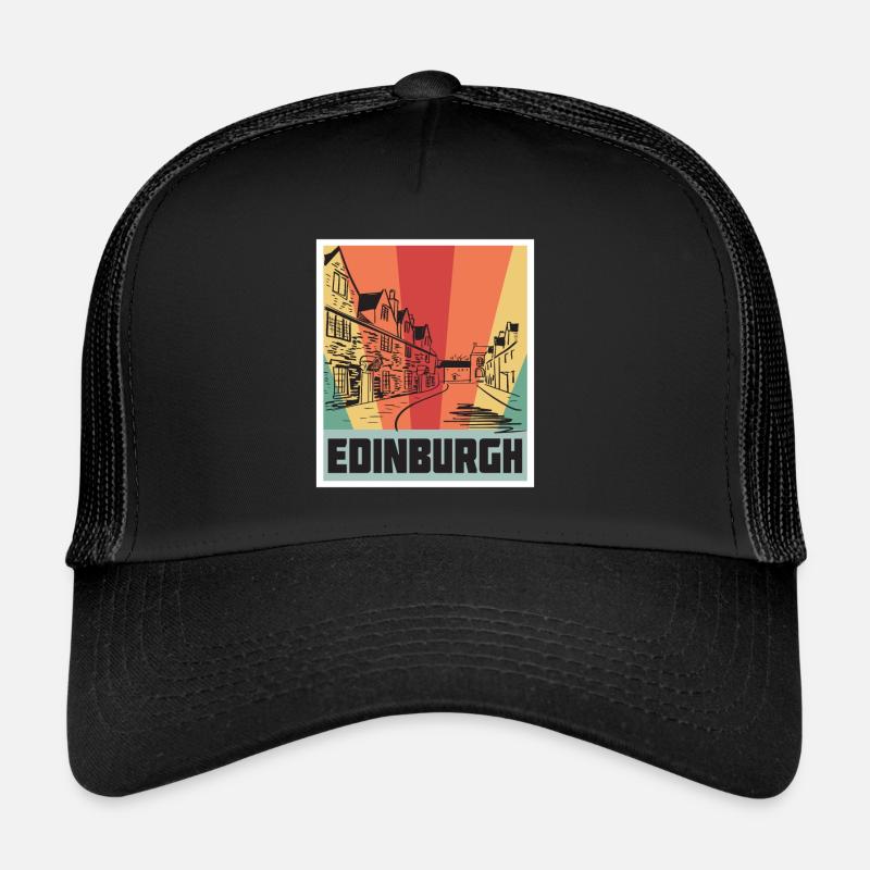 Schottland-Souvenir-Edinburgh-schottischer tourist Trucker Cap