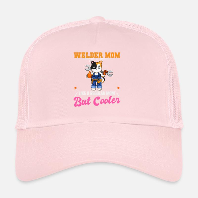 Welder Mom Like A Regualr Mom But Cooler Trucker Cap