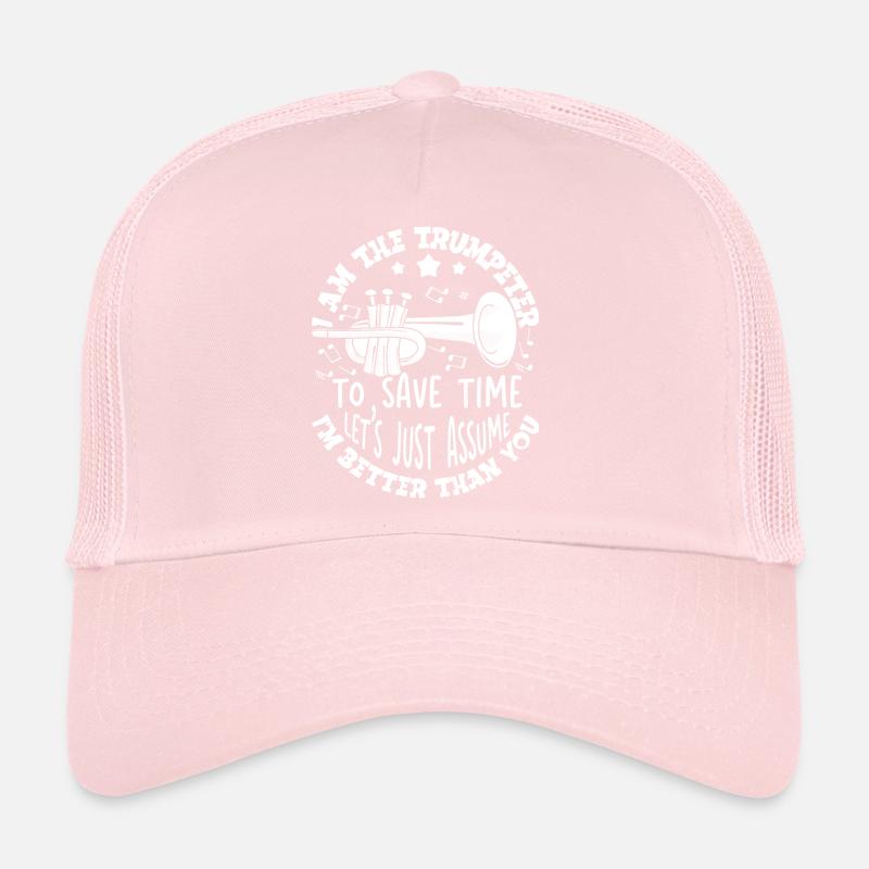 Trompeter Trompete Instrument Blechblasmusik Trucker Cap