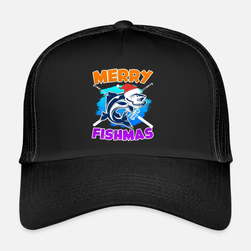 Joyeux poisson Pêche Casquette trucker 