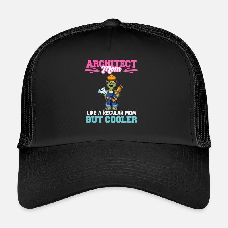 Architecte Maman comme une maman régulière mais plus cool Casquette trucker 