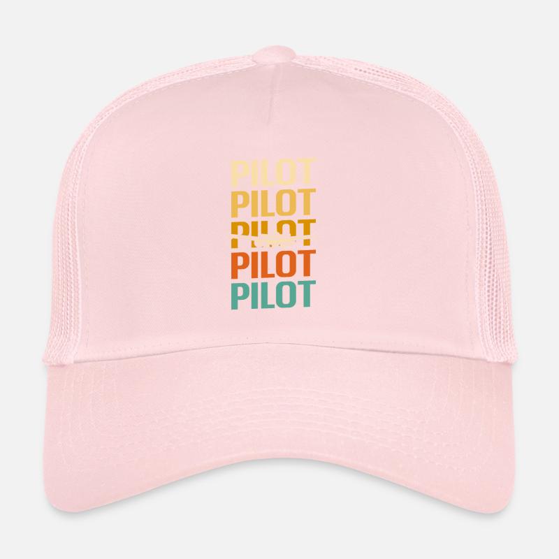 Retro Vintage Classic Pilot Aviation Trucker Cap