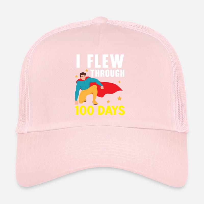 J’ai volé à travers 100 jours d’élève enseignant Casquette trucker 