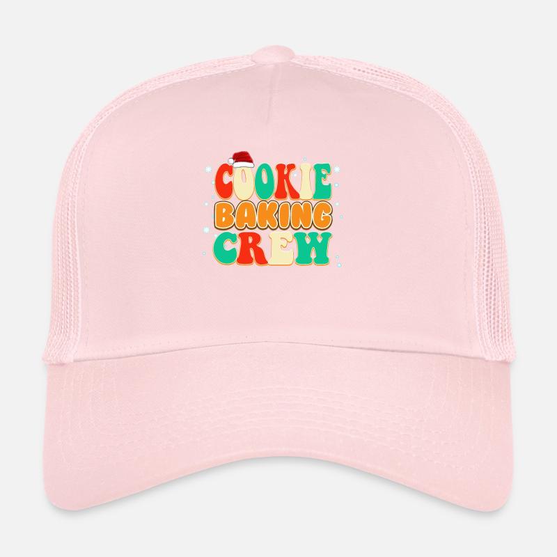 Vintage Farbe Weihnachtsplätzchen Backen Crew Trucker Cap