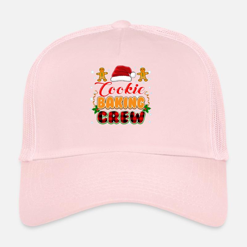 Cookie Baking Christmas Family Matching Pajama Trucker Cap
