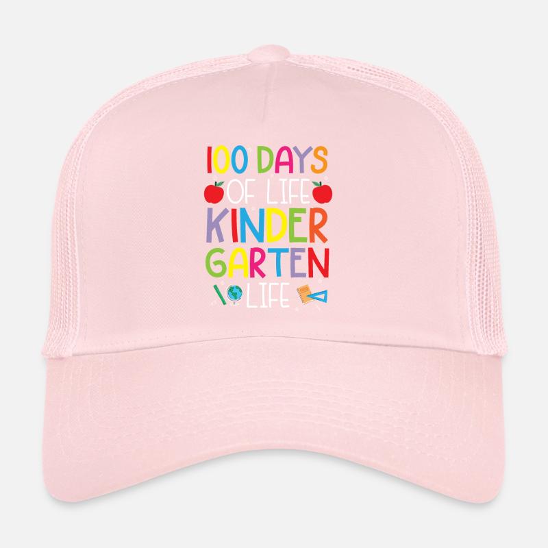 100 Tage Leben Kindergarten Leben Schule Trucker Cap