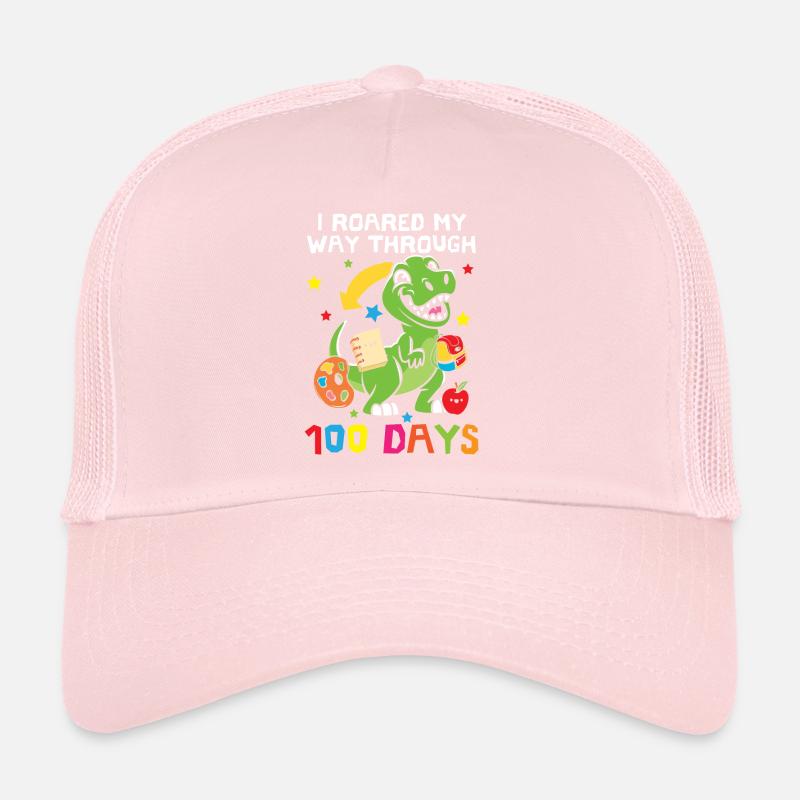 J’ai rugi à travers 100 jours d’école Dino Casquette trucker 