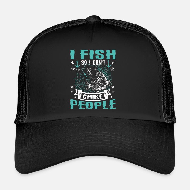 Je pêche donc je n’ai pas de drôle Casquette trucker 