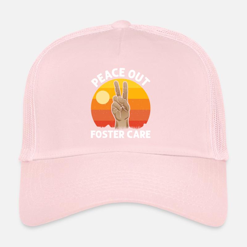 Peace Out Foster Care Plus de jeux de sélection Casquette trucker 