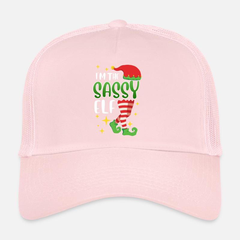 Freche Elfe Ich bin die sassy Elfe Nikolaus Trucker Cap