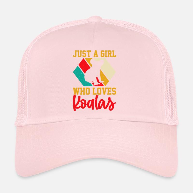NUR EIN MÄDCHEN, DAS KOALAS LIEBT Trucker Cap