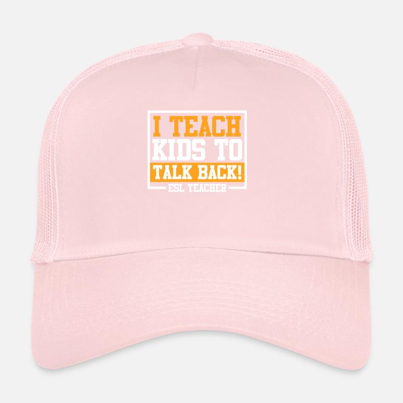 Ich lehre Kinder zu widersprechen ich bin Lehrer Trucker Cap