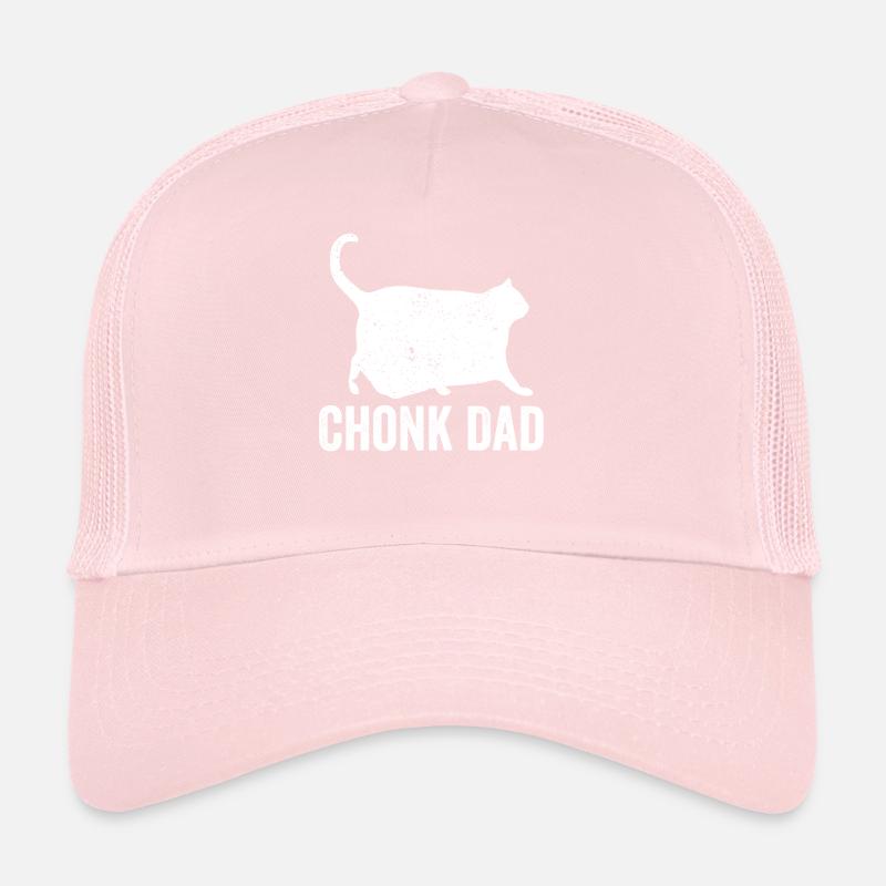 Chonk Meme Katze Chonk Dad Trucker Cap