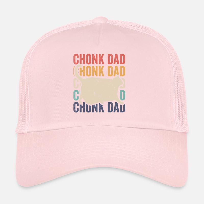 Chonk Meme Chat Chonk Papa Casquette trucker 
