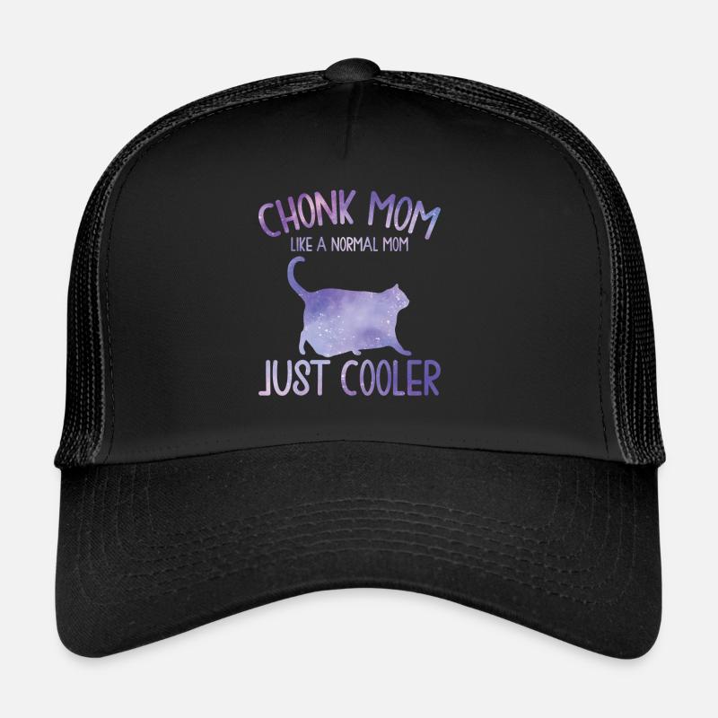 Chonk Meme Chat Casquette trucker 