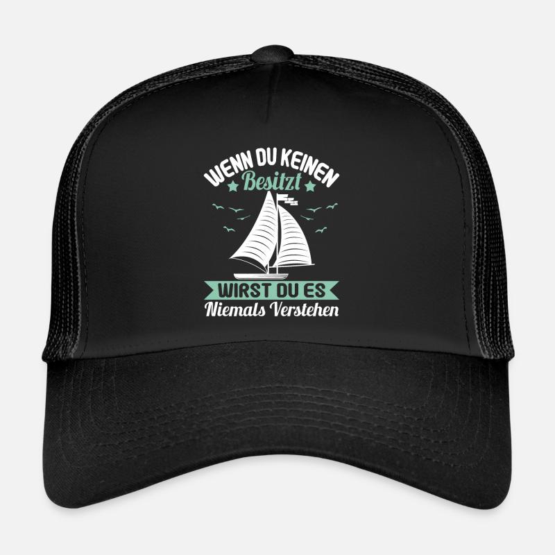 Lustiges Ostsee Segler Helgoland eigner Spruch Trucker Cap