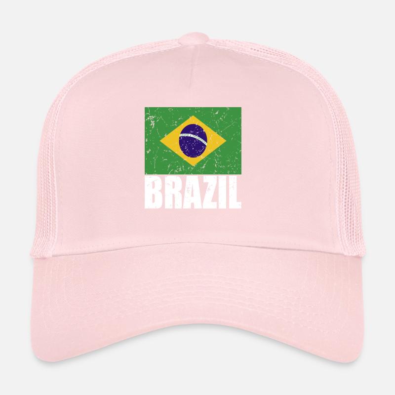 Drapeau du Brésil Casquette trucker 