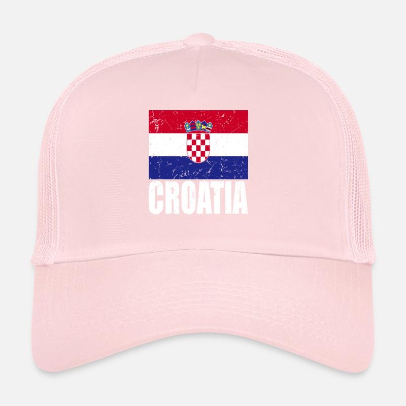 Drapeau de la Croatie Casquette trucker 