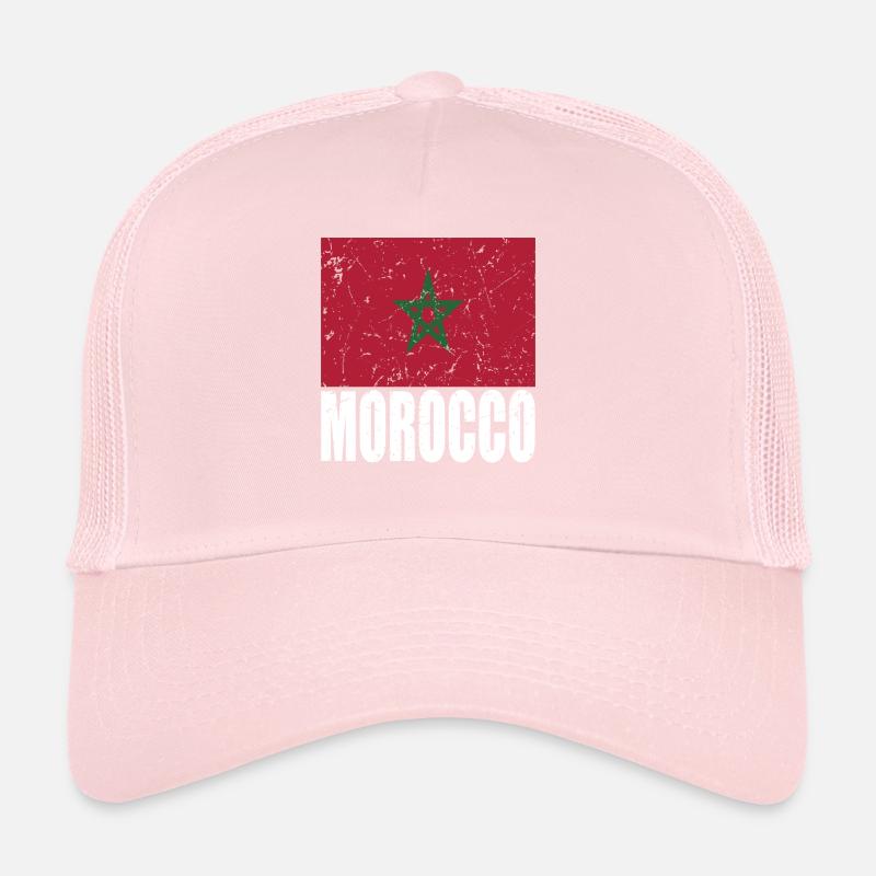 Drapeau du Maroc Casquette trucker 