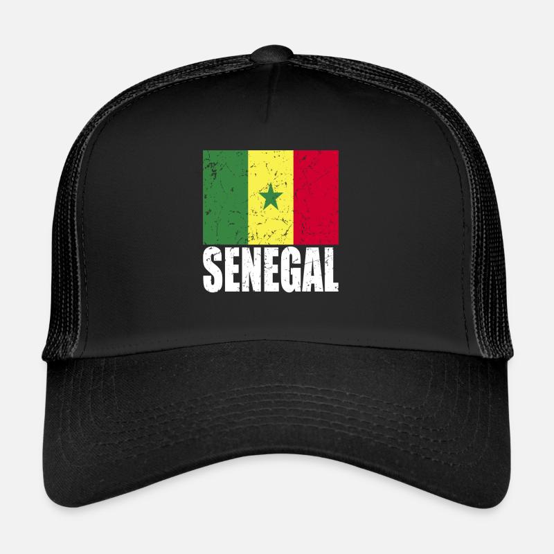 Senegal Flag Trucker Cap
