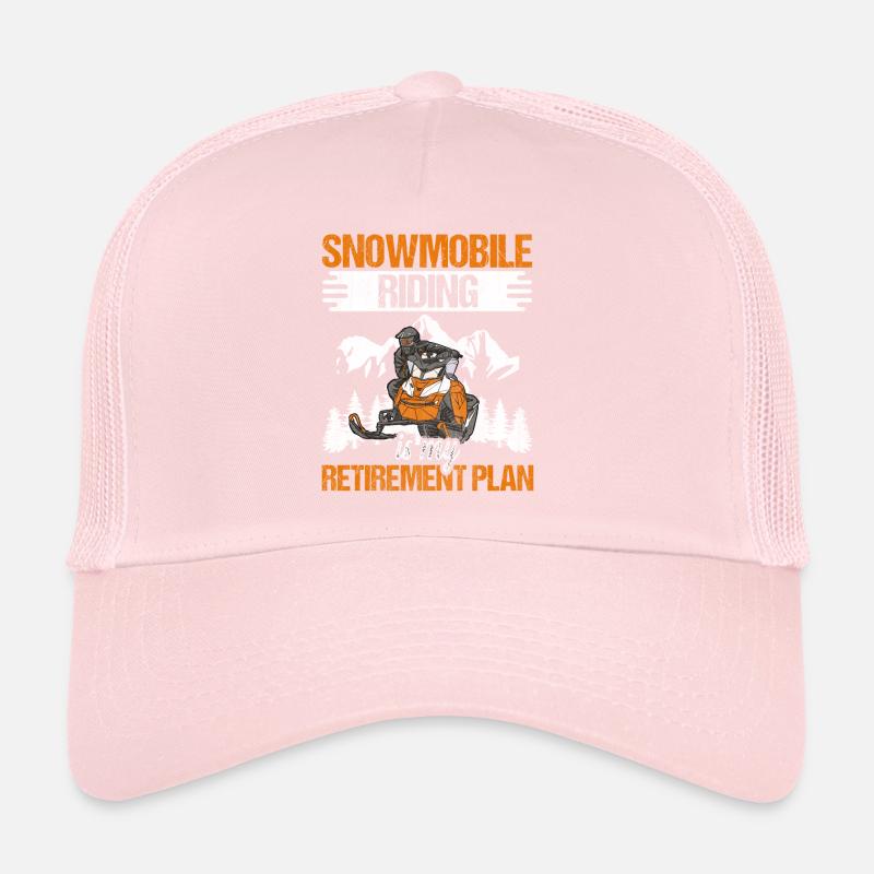 La motoneige est mon plan de retraite Casquette trucker 