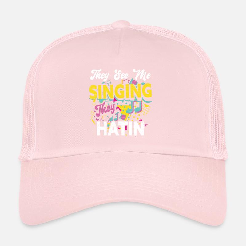 Karaoke Geschenk Singen Sänger Trucker Cap