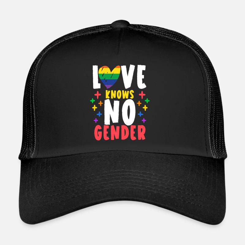 Liebe kennt kein Geschlecht Regenbogen-Pride-Monat Trucker Cap