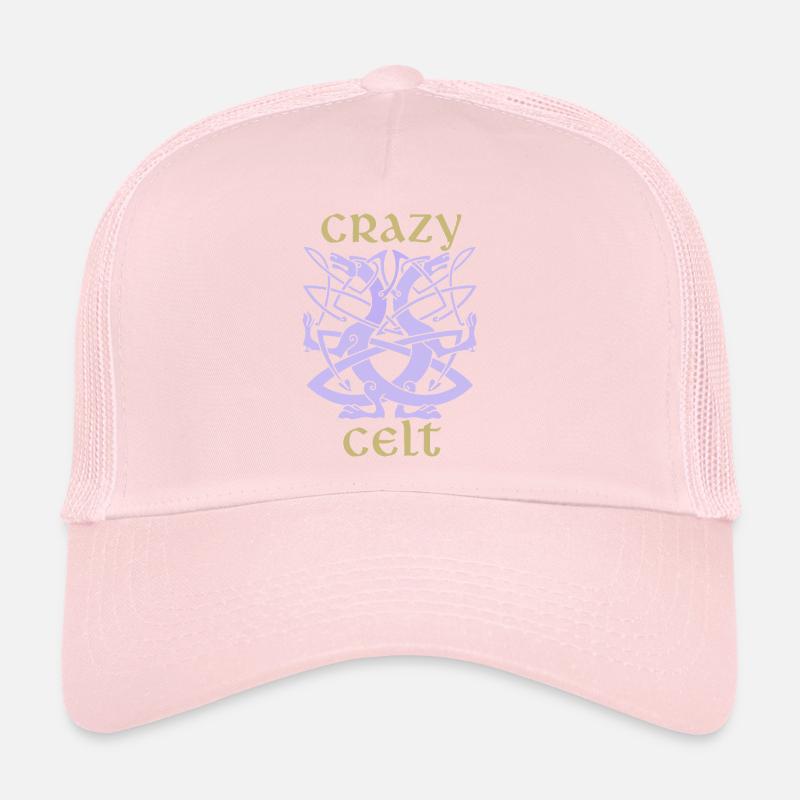 Celtic dragons, Celtic Irish ornament saying Trucker Cap