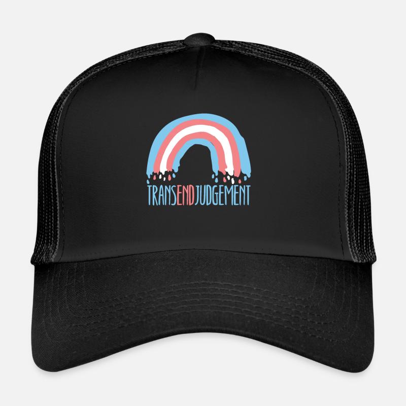 Transend Judgement LGBTQ Trans Transgender Rights Trucker Cap