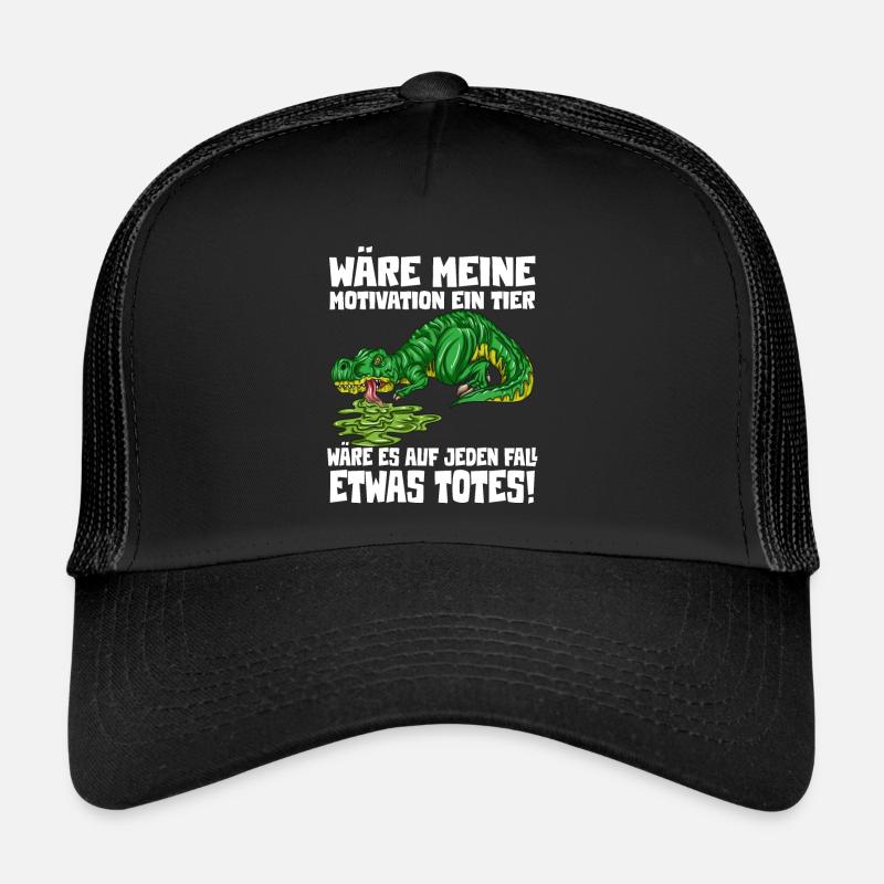 Motivation lustlos Witziges T-Rex Dino Outfit Trucker Cap