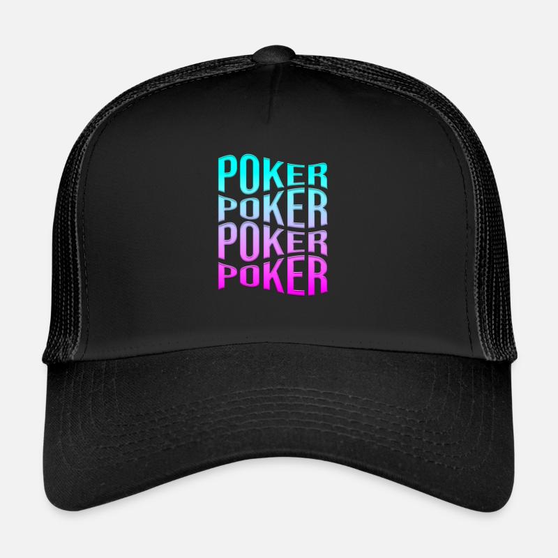 poker Casquette trucker 
