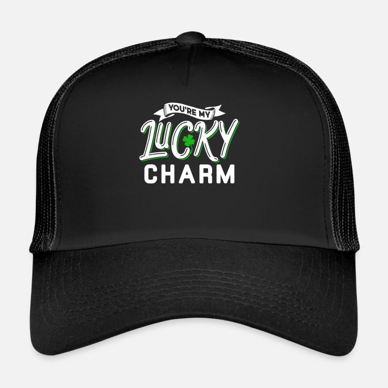 Du Bist Mein Glücksbringer Irisch Irland Ire Trucker Cap
